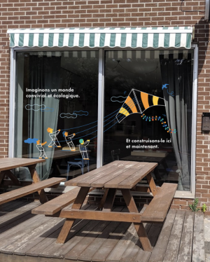 L'ancien lieu de l'Espace des Possibles en 2019 au café Fixe